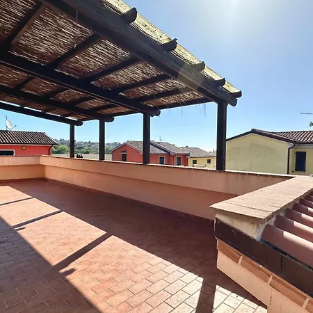 S335 - Sirolo, Trilocale Con Terrazzo Panoramico 锡罗洛